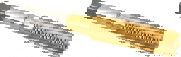 7/16-20 Bottoming RH H3 TiN High Speed Steel 4-Flute Straight Flute Hand Tap