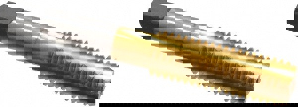 9/16-12 Bottoming RH H3 TiN High Speed Steel 4-Flute Straight Flute Hand Tap