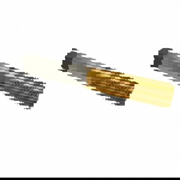 3/4-10 Bottoming RH H3 TiN High Speed Steel 4-Flute Straight Flute Hand Tap