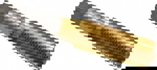 7/8-14 Bottoming RH 3B H4 TiN High Speed Steel 4-Flute Straight Flute Hand Tap