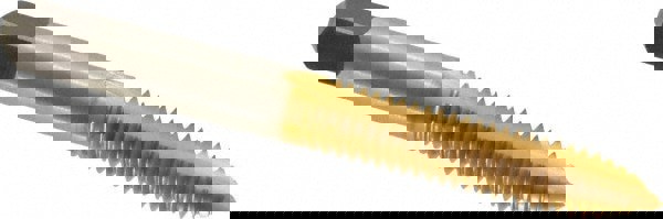 Spiral Point Tap: 5/16-18, UNC, 2 Flutes, Plug, 3B, High Speed Steel, TiCN Finish