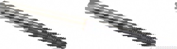 Spiral Point Tap: M3 x 0.5, UNF, 2 Flutes, Plug, 2B, High Speed Steel, TiCN Finish