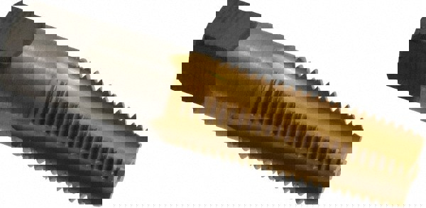 Standard Pipe Tap: 1/4-18, NPTF, 4 Flutes, High Speed Steel, TiN Finish