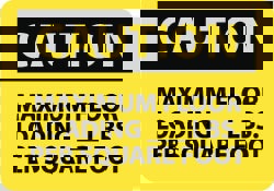 Accident Prevention Sign: Rectangle, 