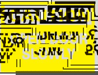 Caution - Open Door Slowly, Rigid Plasti