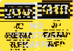 Accident Prevention Sign: Rectangle, 