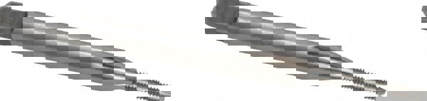 Spiral Point Tap: #0-80, UNF, 2 Flutes, Bottoming, 2B, High Speed Steel, Bright Finish