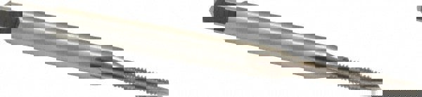 Spiral Point Tap: M2 x 0.4, Metric Coarse, 2 Flutes, Plug, 6H, High Speed Steel, Bright Finish