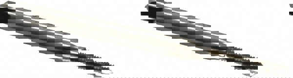 Spiral Point Tap: M2.5 x 0.45, Metric Coarse, 2 Flutes, Plug, 6H, High Speed Steel, Bright Finish