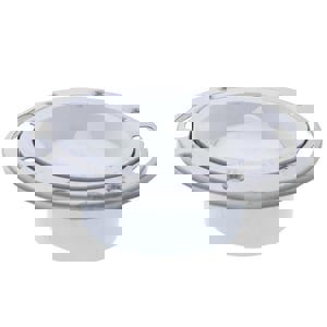 3 x 4 in. Plastic Stainless Steel PVC Closet Flange