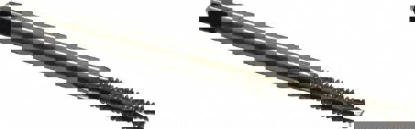 Spiral Point Tap: #4-40, UNC, 2 Flutes, Bottoming, 2B/3B, High Speed Steel, Bright Finish