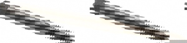 Spiral Point Tap: #5-40, UNC, 2 Flutes, Plug, 2B/3B, High Speed Steel, Bright Finish