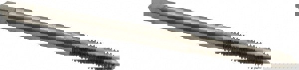 Spiral Point Tap: M3.5 x 0.6, Metric Coarse, 2 Flutes, Plug, 6H, High Speed Steel, Bright Finish