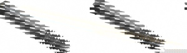 Spiral Point Tap: #6-32, UNC, 2 Flutes, Plug, 3B, High Speed Steel, Bright Finish