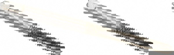 Spiral Point Tap: M4 x 0.7, Metric Coarse, 2 Flutes, Plug, 6H, High Speed Steel, Bright Finish