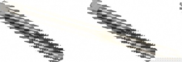 Spiral Point Tap: #8-36, UNF, 2 Flutes, Plug, 2B/3B, High Speed Steel, Bright Finish