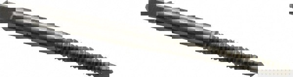 Spiral Point Tap: #10-24, UNC, 2 Flutes, Plug, High Speed Steel, Bright Finish