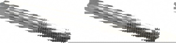 Spiral Point Tap: #10-32, UNF, 2 Flutes, Bottoming, 2B, High Speed Steel, Bright Finish
