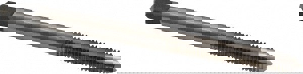 Spiral Point Tap: M5x0.80 Metric Coarse, 2 Flutes, Plug, 6H Class of Fit, High Speed Steel, Bright Finish