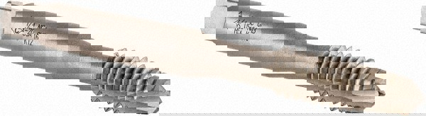 Spiral Point Tap: 1/4-20 UNC, 2 Flutes, Plug, 3B Class of Fit, High Speed Steel, Bright Finish