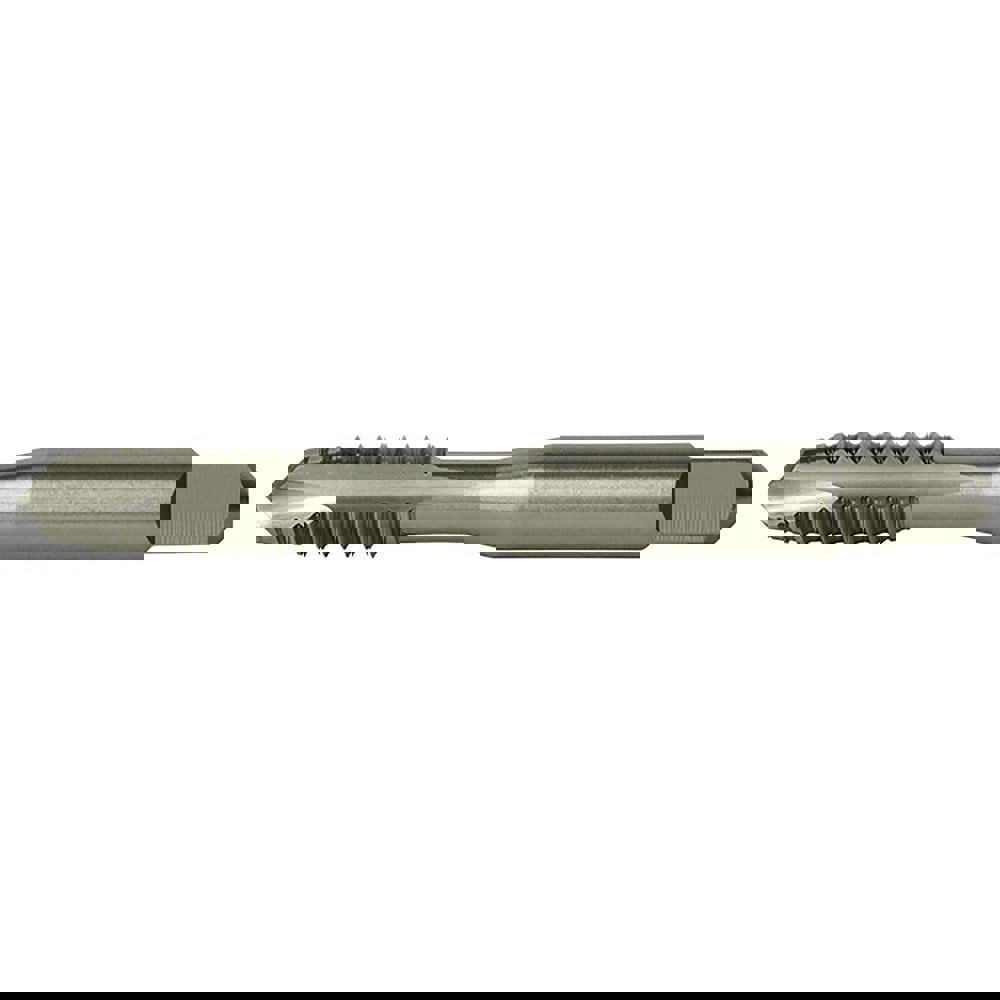 Spiral Point Tap: 1/4-20, UNC, 3 Flutes, Plug, 3B, High Speed Steel, Bright Finish