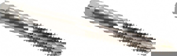 Spiral Point Tap: 1/4-20, UNC, 2 Flutes, Plug, 2B, High Speed Steel, Bright Finish