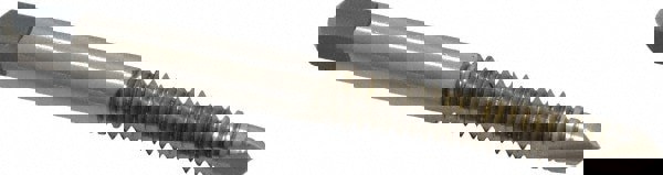 Spiral Point Tap: 1/4-20, UNC, 2 Flutes, Plug, High Speed Steel, Bright Finish