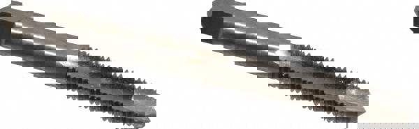 Spiral Point Tap: 1/4-28, UNF, 2 Flutes, Plug, 2B, High Speed Steel, Bright Finish