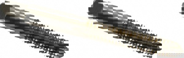 Spiral Point Tap: 5/16-18, UNC, 3 Flutes, Plug, 3B, High Speed Steel, Bright Finish