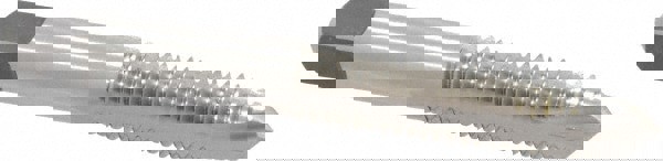 Spiral Point Tap: 5/16-24, UNF, 2 Flutes, Plug, 3B, High Speed Steel, Bright Finish