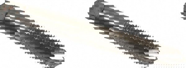 Spiral Point Tap: M10 x 1.25, Metric Fine, 3 Flutes, Plug, 6H, High Speed Steel, Bright Finish