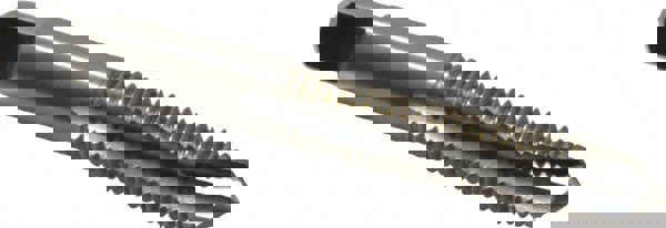 Spiral Point Tap: M10 x 1.5, Metric Coarse, 3 Flutes, Plug, 6H, High Speed Steel, Bright Finish