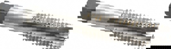 Spiral Point Tap: 5/8-11, UNC, 3 Flutes, Plug, 3B, High Speed Steel, Bright Finish