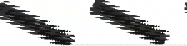 Spiral Point Tap: #8-32, UNC, 2 Flutes, Plug, 2B, High Speed Steel, Oxide Finish