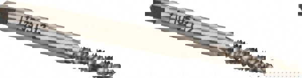 Spiral Flute Tap: #4-40, UNC, 2 Flute, Plug, 2B & 3B Class of Fit, High Speed Steel, Bright/Uncoated