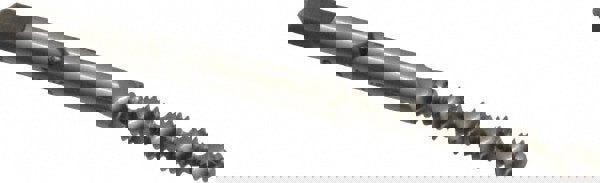 Spiral Flute Tap: #6-32, UNC, 2 Flute, Bottoming, 2B Class of Fit, High Speed Steel, Bright/Uncoated