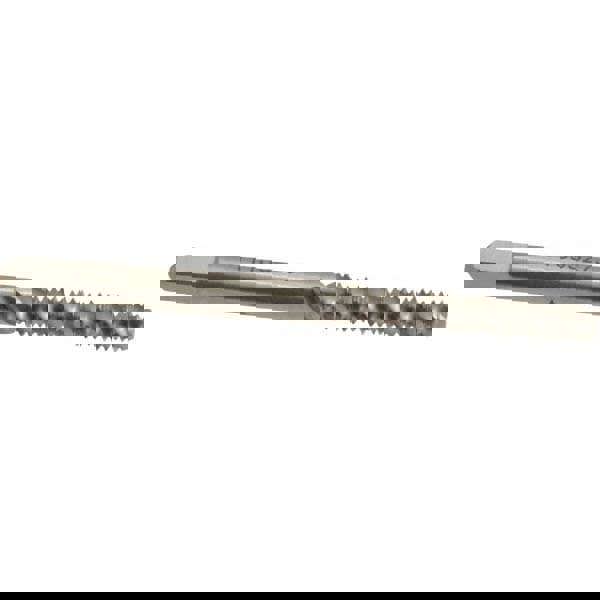 Spiral Flute Tap: #8-32, UNC, 3 Flute, Bottoming, 2B Class of Fit, High Speed Steel, Bright/Uncoated