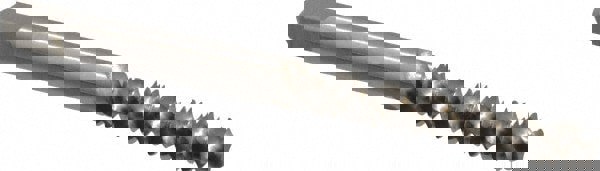 Spiral Flute Tap: #10-24, UNC, 3 Flute, Bottoming, 2B & 3B Class of Fit, High Speed Steel, Bright/Uncoated