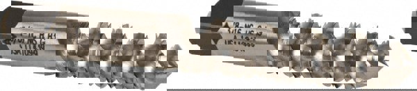 Spiral Flute Tap: 3/8-16, UNC, 3 Flute, Plug, 3B Class of Fit, High Speed Steel, Bright/Uncoated