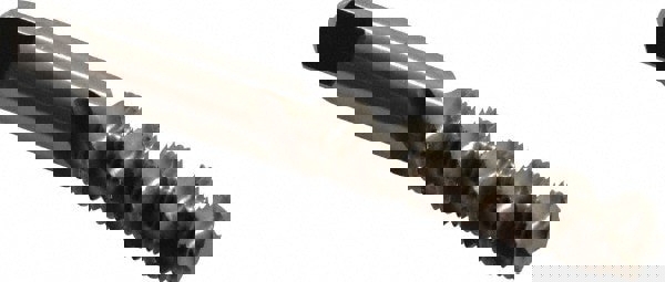 Spiral Flute Tap: 3/8-24, UNF, 3 Flute, Bottoming, 3B Class of Fit, High Speed Steel, Bright/Uncoated