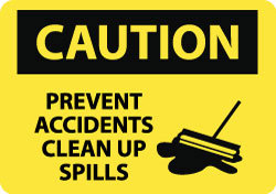 Accident Prevention Sign: Rectangle, 