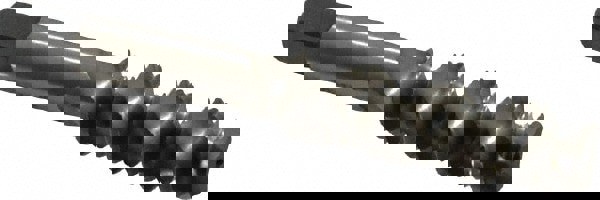 Spiral Flute Tap: 1/2-13, UNC, 3 Flute, Bottoming, 3B Class of Fit, High Speed Steel, Bright/Uncoated