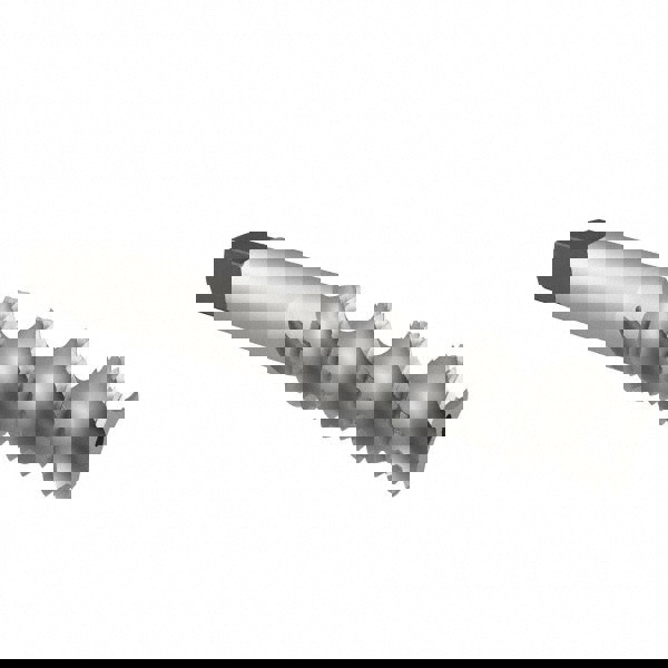 Spiral Flute Tap: 1/2-20, UNF, 3 Flute, Bottoming, 3B Class of Fit, High Speed Steel, Bright/Uncoated