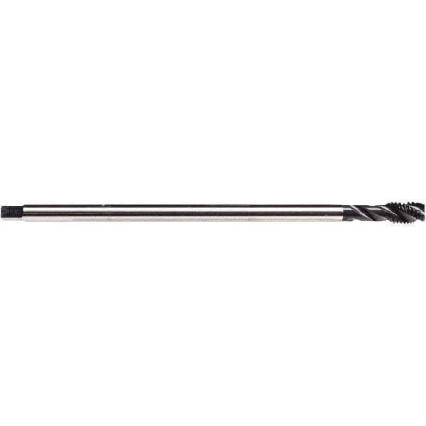 Extension Tap: M10 x 1.5, 3 Flutes, NE2 Finish, Cobalt, Spiral Flute
