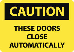 Accident Prevention Sign: Rectangle, 