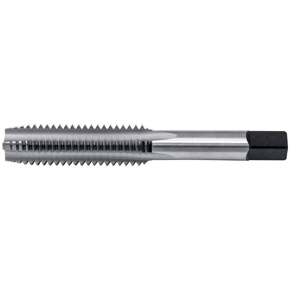 Straight Flute Tap: #10-24 UNC, 4 Flutes, Plug, 2B/3B Class of Fit, High Speed Steel, Bright/Uncoated