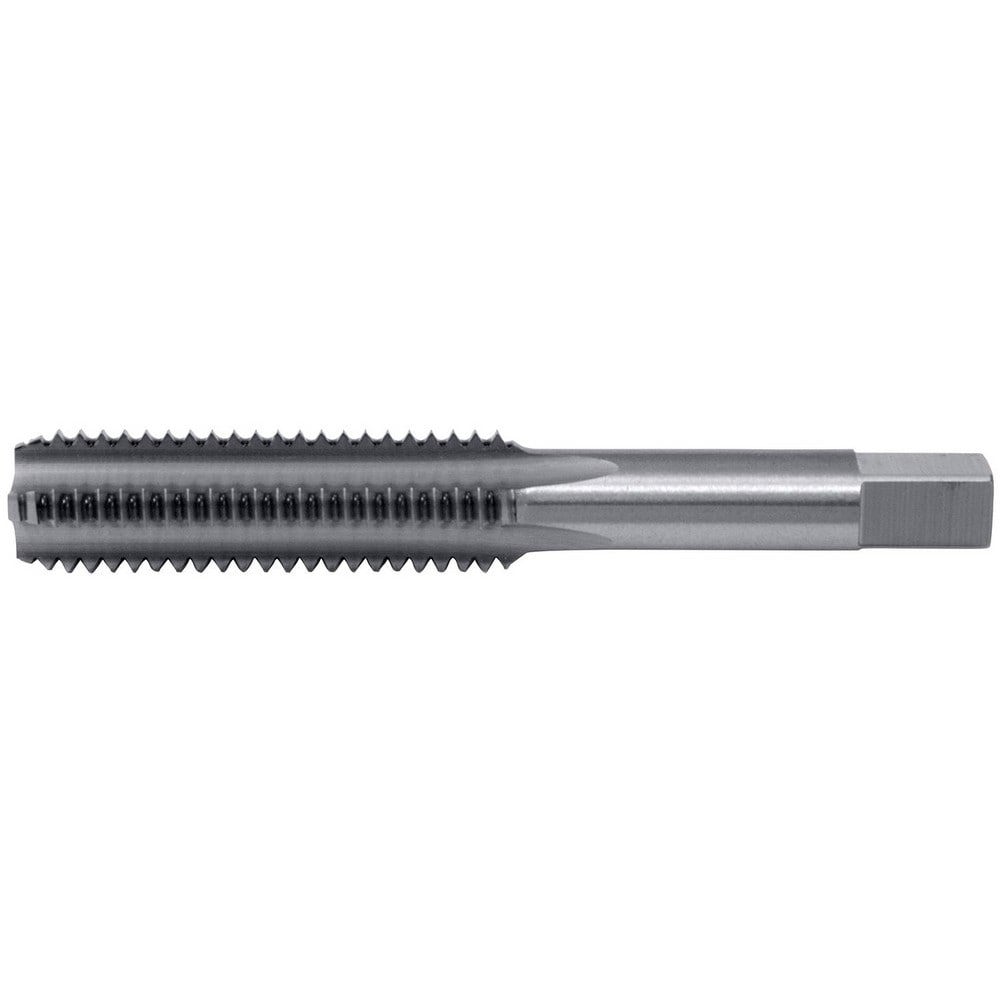 Straight Flute Tap: M8x1.25 Metric Coarse, 4 Flutes, Bottoming, 6H Class of Fit, High Speed Steel, Bright/Uncoated
