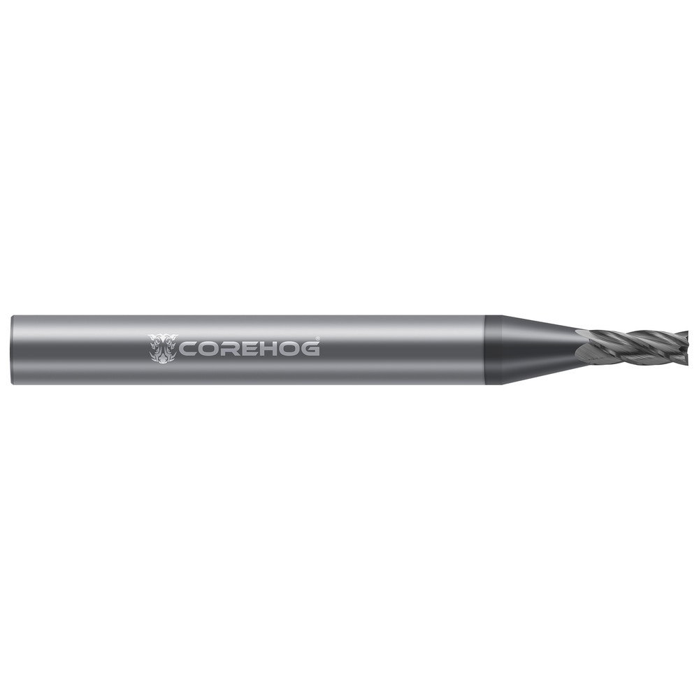 Square End Mills; Mill Diameter (Decimal Inch): 0.0150 ; Mill Diameter (Inch): 1/64 ; Number Of Flutes: 4 ; End Mill Material: Solid Carbide ; Length of Cut (Decimal Inch): 0.0450 ; Shank Diameter (Inch): 1/8