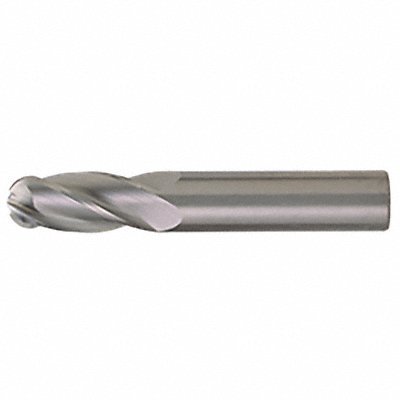 Ball End Mills; Mill Diameter (Inch): 1/16 ; Mill Diameter (Decimal Inch): 0.0625 ; Mill Diameter (mm): 1.59 ; Number Of Flutes: 4 ; End Mill Material: Solid Carbide ; Length of Cut (Inch): 3/32