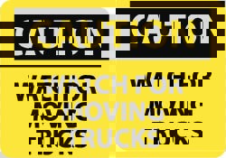 Accident Prevention Sign: Rectangle, 